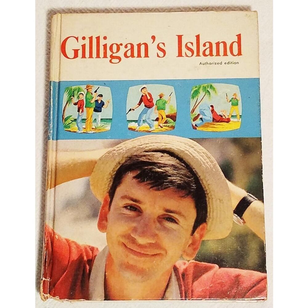 Gilligan's Island 1966 Whitman Authorized TV Adventure Harcover Book Vintage